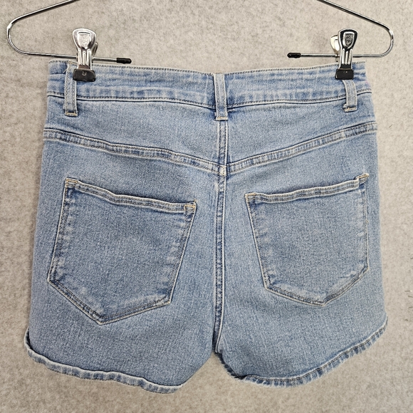 H&M Denim Shorts High Waist Stretch Women's Size 2‎ - Picture 2 of 4